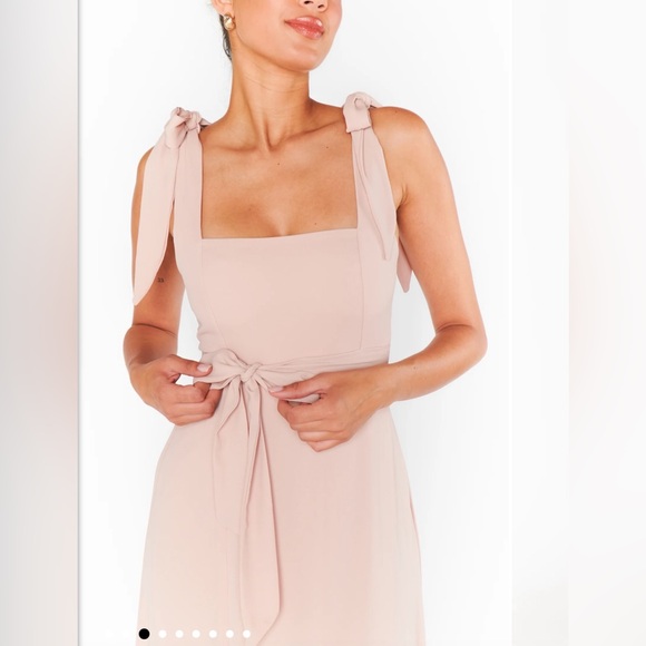 Worn Once! Claire Midi Dress - no alterations were made - Picture 5 of 15